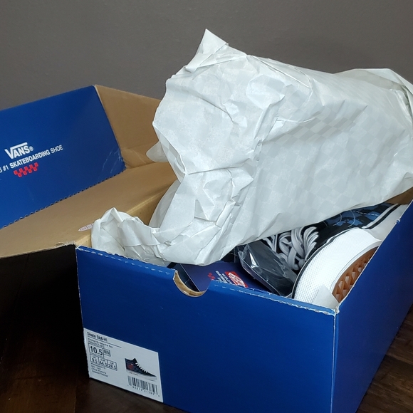 Vans x Krooked Skate Sk8-Hi by Natas For Ray Barbee Men Size 10.5 - Picture 13 of 15